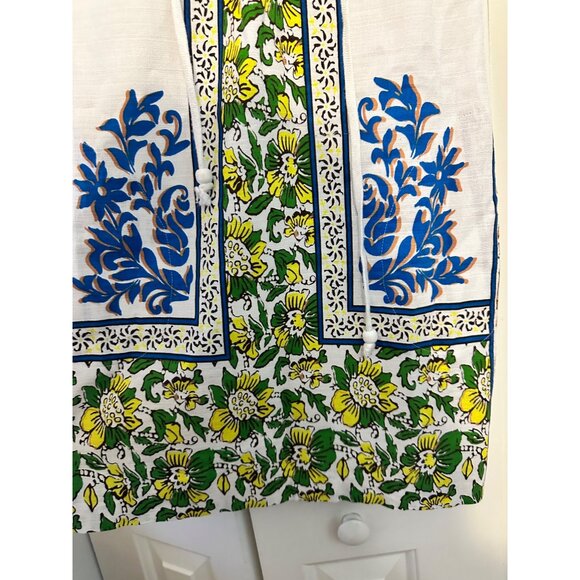 Anthropologie Plenty By Tracy Reese‎ Sleeveless Floral Print Lace-Up Dress S - Picture 4 of 10